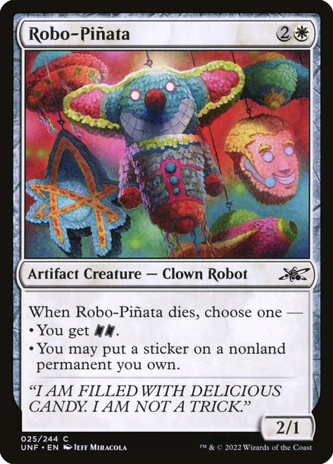 Robo-Pinata\nUnfinity\nSingle\nMagic The Gathering