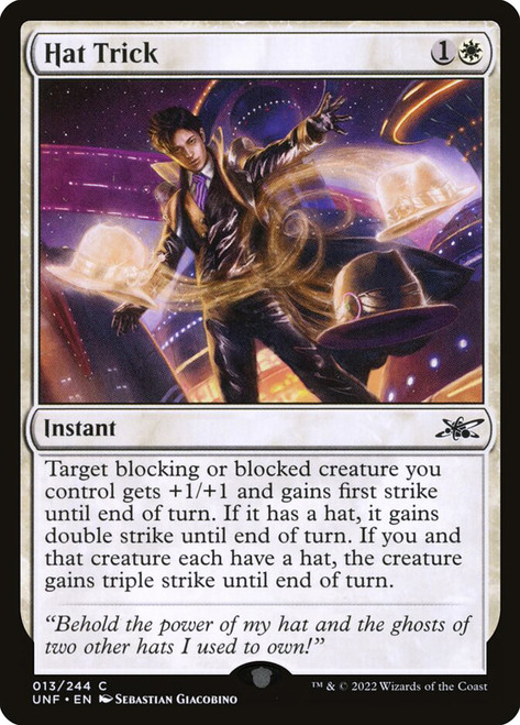 Hat Trick\nUnfinity\nSingle\nMagic The Gathering