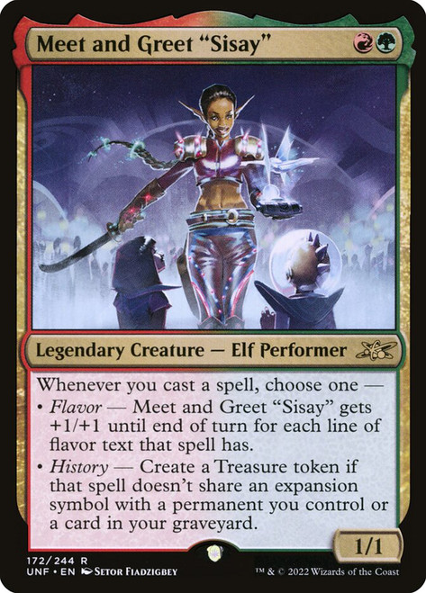 Meet and Greet "Sisay"\nUnfinity\nSingle\nMagic The Gathering
