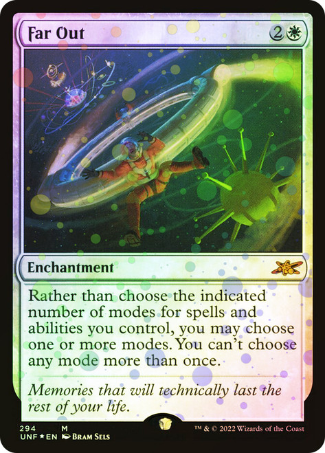 Far Out (Galaxy Foil)\nUnfinity - Galaxy Foil\nSingle\nMagic The Gathering
