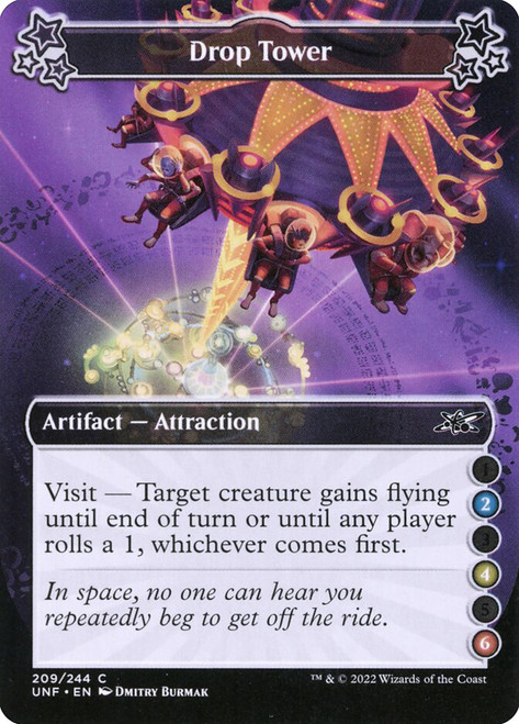 Drop Tower (2/4/6)\nUnfinity\nSingle\nMagic The Gathering