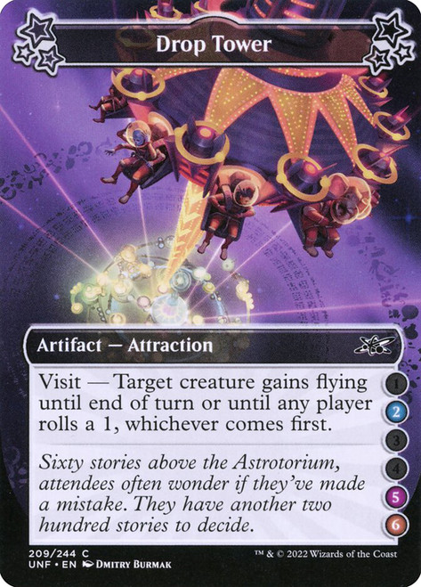 Drop Tower (2/5/6)\nUnfinity\nSingle\nMagic The Gathering