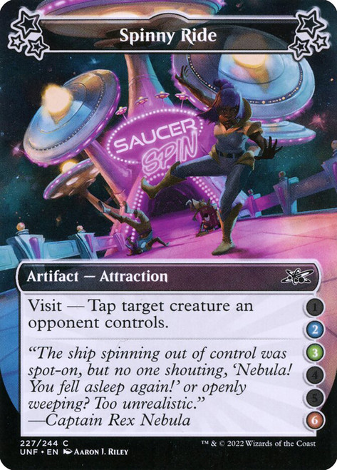Spinny Ride (2/3/6)\nUnfinity\nSingle\nMagic The Gathering