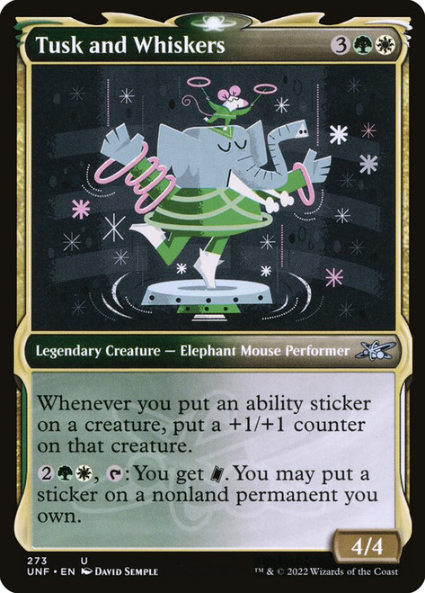 Tusk and Whiskers (Showcase)\nUnfinity - Variants\nSingle\nMagic The Gathering