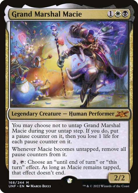 Grand Marshal Macie\nUnfinity\nSingle\nMagic The Gathering