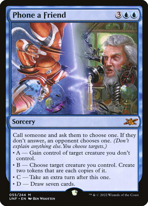 Phone a Friend\nUnfinity\nSingle\nMagic The Gathering