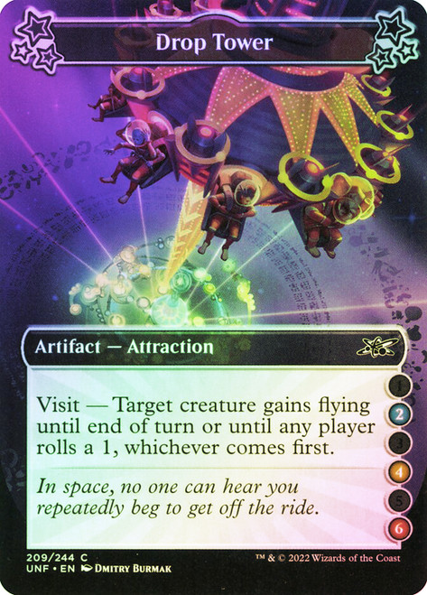 Drop Tower (2/4/6)\nUnfinity\nSingle\nMagic The Gathering