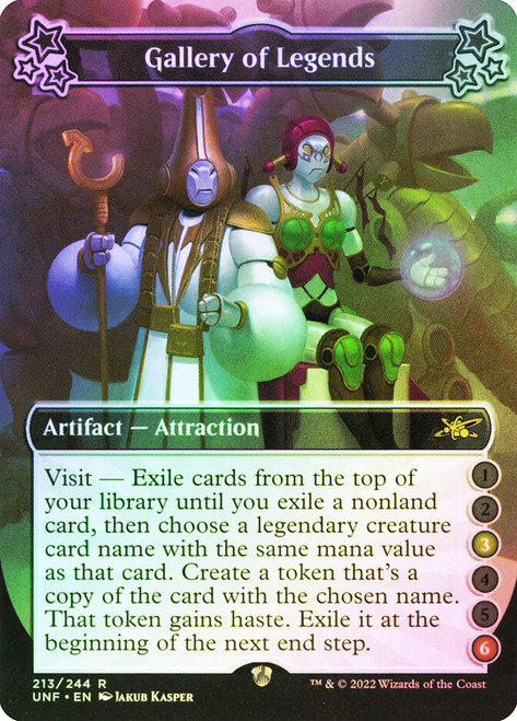 Gallery of Legends (3/6)\nUnfinity\nSingle\nMagic The Gathering