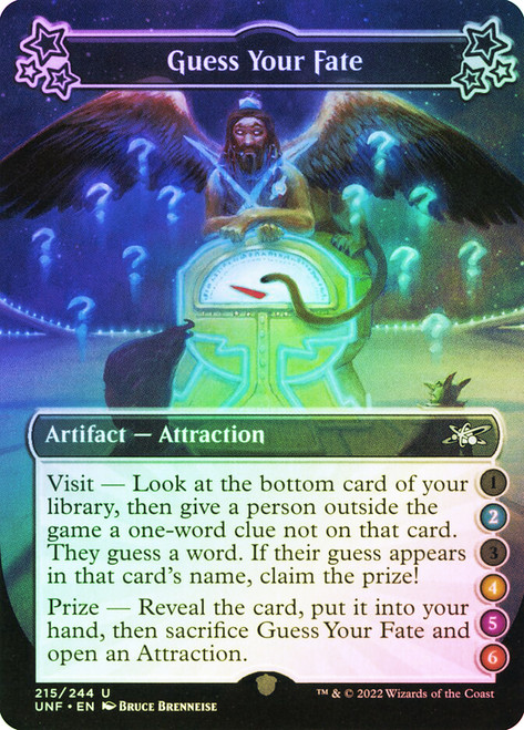 Guess Your Fate (2/4/5/6)\nUnfinity\nSingle\nMagic The Gathering