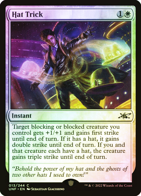 Hat Trick\nUnfinity\nSingle\nMagic The Gathering