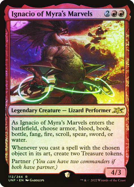 Ignacio of Myra's Marvels\nUnfinity\nSingle\nMagic The Gathering
