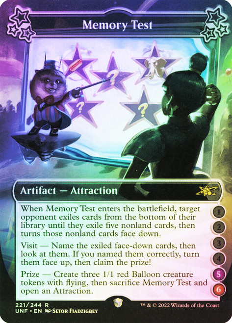 Memory Test (5/6)\nUnfinity\nSingle\nMagic The Gathering