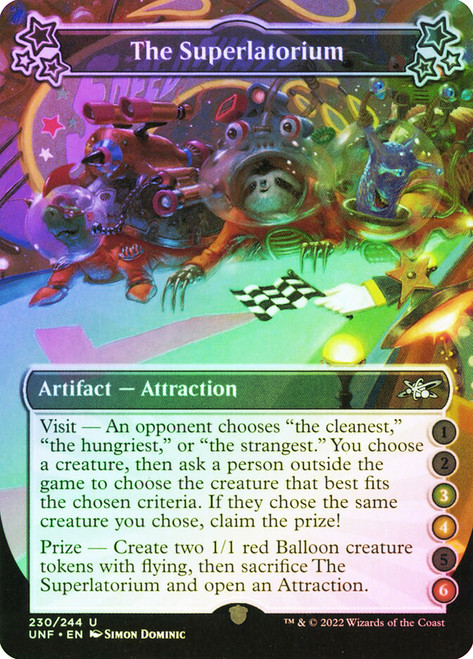 The Superlatorium (3/4/6)\nUnfinity\nSingle\nMagic The Gathering