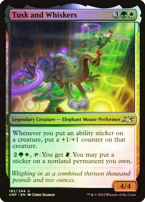Tusk and Whiskers\nUnfinity\nSingle\nMagic The Gathering