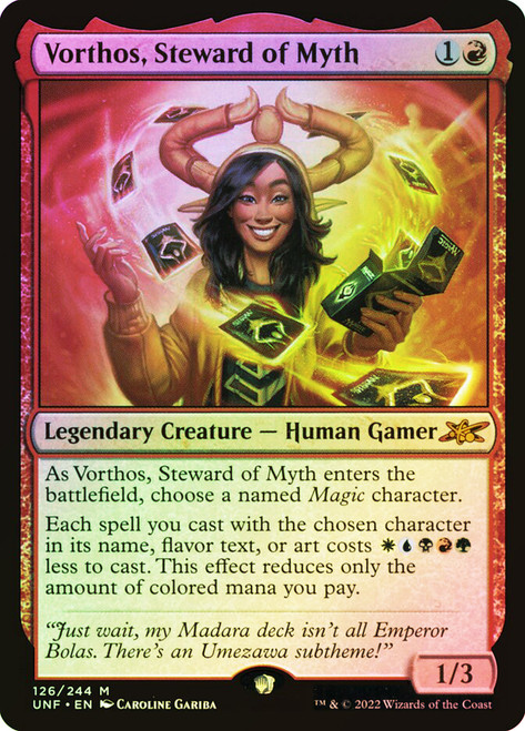 Vorthos, Steward of Myth\nUnfinity\nSingle\nMagic The Gathering