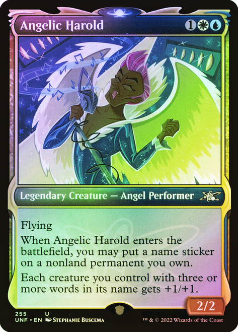 Angelic Harold (Showcase)\nUnfinity - Variants\nSingle\nMagic The Gathering