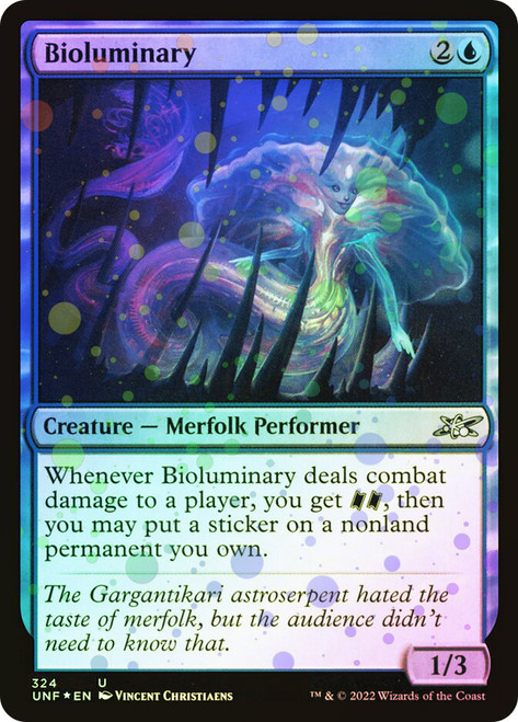 Bioluminary (Galaxy Foil)\nUnfinity - Galaxy Foil\nSingle\nMagic The Gathering