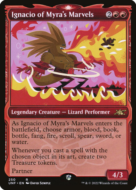 Ignacio of Myra's Marvels (Showcase)\nUnfinity - Variants\nSingle\nMagic The Gathering