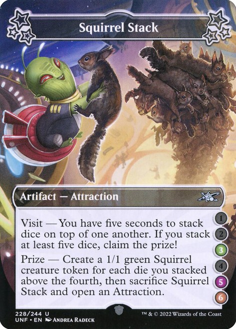 Squirrel Stack (3/5/6)\nUnfinity\nSingle\nMagic The Gathering