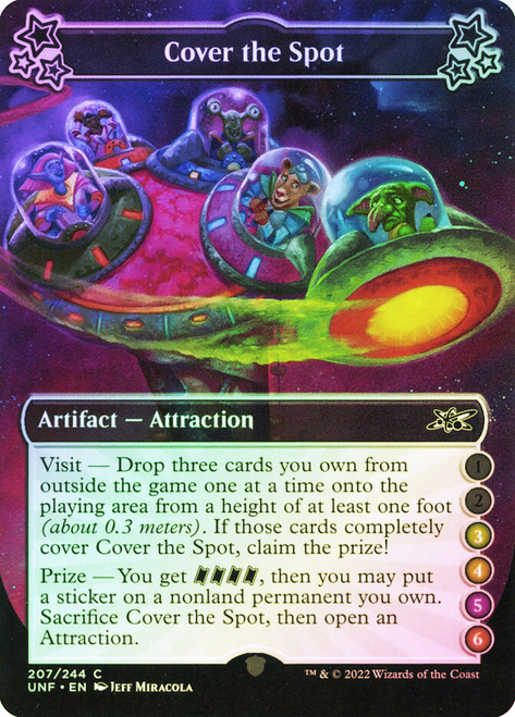 Cover the Spot (3/4/5/6)\nUnfinity\nSingle\nMagic The Gathering