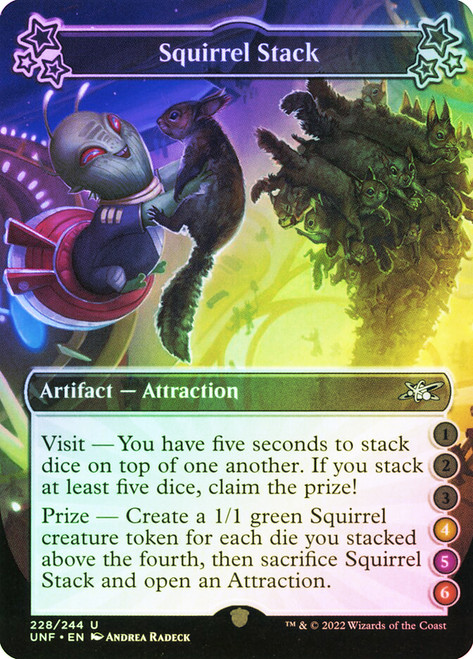 Squirrel Stack (4/5/6)\nUnfinity\nSingle\nMagic The Gathering