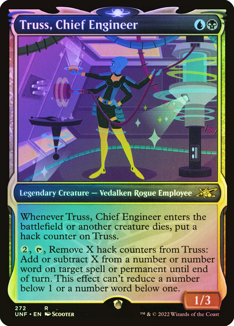 Truss, Chief Engineer (Showcase)\nUnfinity - Variants\nSingle\nMagic The Gathering