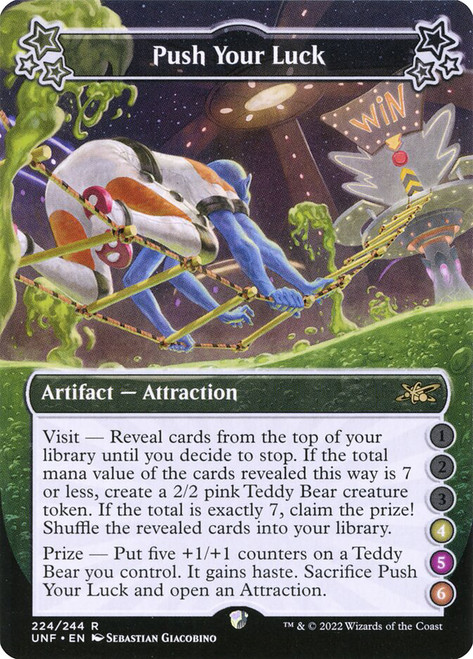 Push Your Luck (4/5/6)\nUnfinity\nSingle\nMagic The Gathering