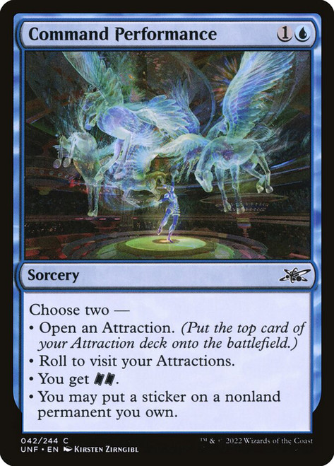 Command Performance\nUnfinity\nSingle\nMagic The Gathering