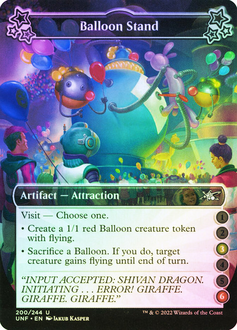 Balloon Stand (3/6)\nUnfinity\nSingle\nMagic The Gathering