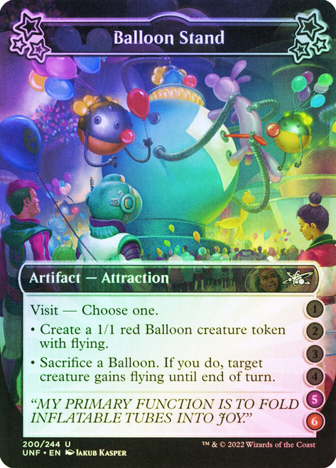 Balloon Stand (5/6)\nUnfinity\nSingle\nMagic The Gathering