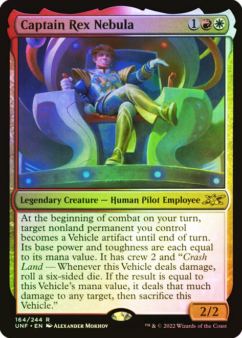 Captain Rex Nebula\nUnfinity\nSingle\nMagic The Gathering