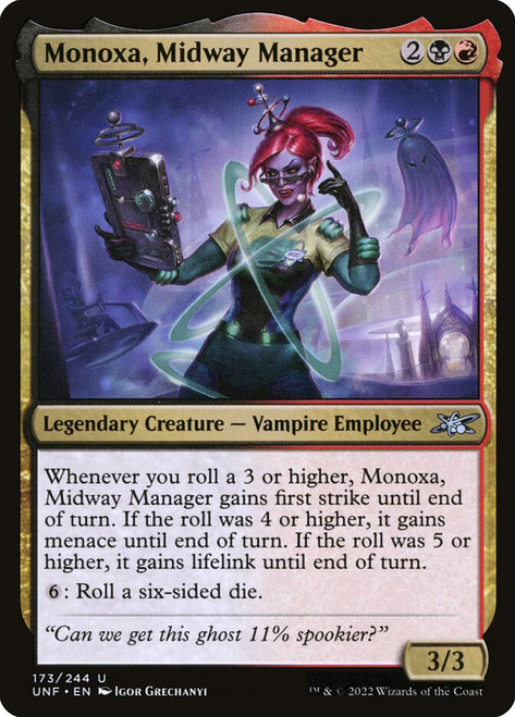 Monoxa, Midway Manager\nUnfinity\nSingle\nMagic The Gathering