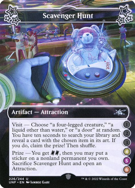 Scavenger Hunt (4/5/6)\nUnfinity\nSingle\nMagic The Gathering