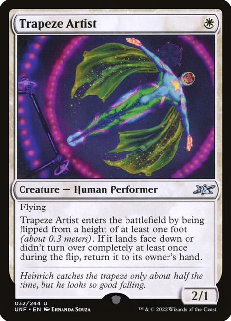 Trapeze Artist\nUnfinity\nSingle\nMagic The Gathering