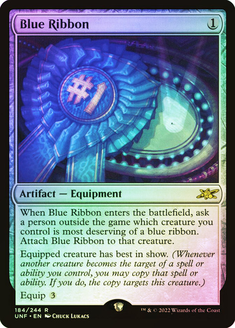 Blue Ribbon\nUnfinity\nSingle\nMagic The Gathering
