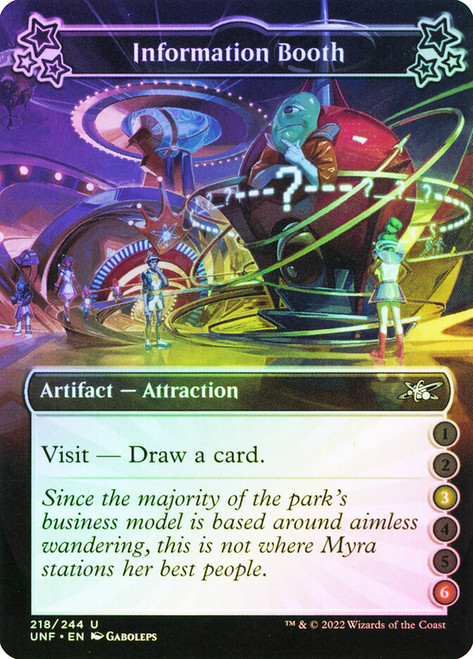 Information Booth (3/6)\nUnfinity\nSingle\nMagic The Gathering