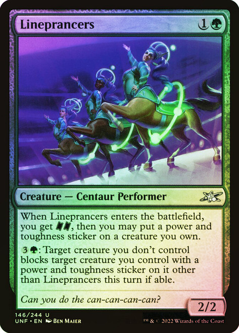 Lineprancers\nUnfinity\nSingle\nMagic The Gathering