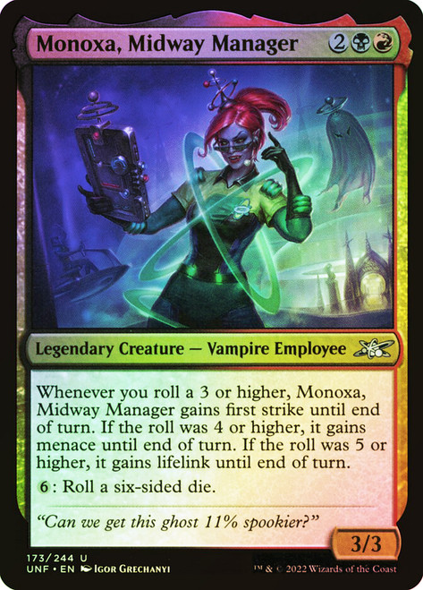 Monoxa, Midway Manager (Galaxy Foil) | Unfinity - Galaxy Foil 