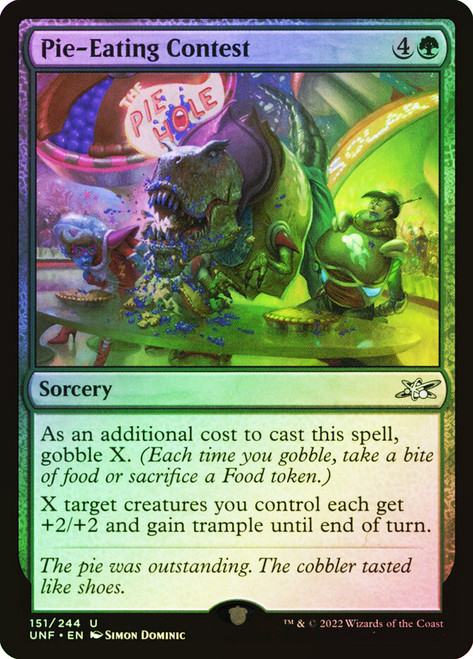 Pie-Eating Contest\nUnfinity\nSingle\nMagic The Gathering