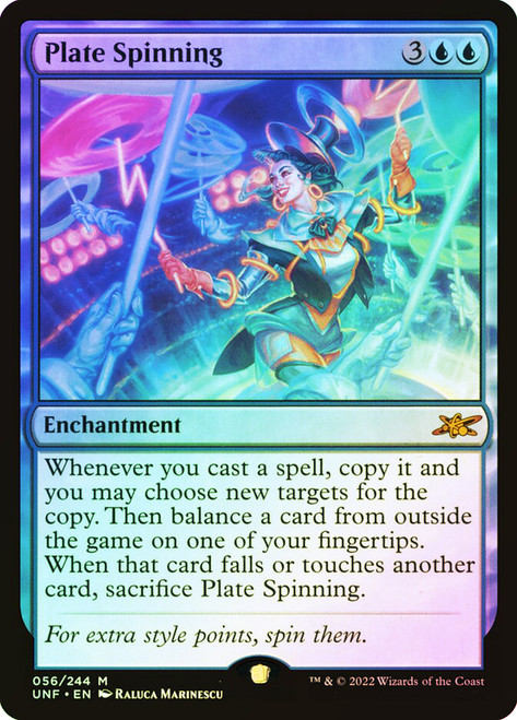 Plate Spinning\nUnfinity\nSingle\nMagic The Gathering