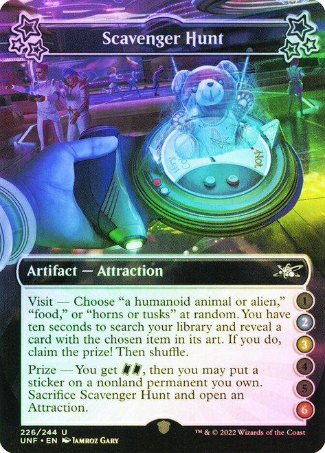 Scavenger Hunt (2/3/6)\nUnfinity\nSingle\nMagic The Gathering