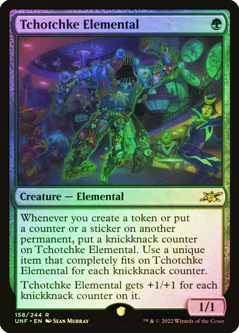 Tchotchke Elemental\nUnfinity\nSingle\nMagic The Gathering