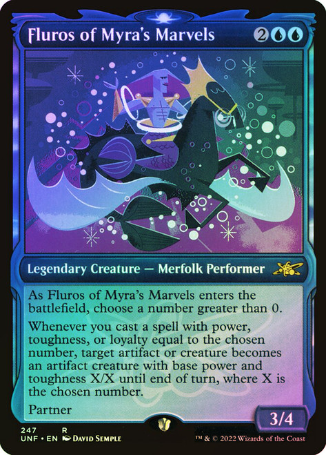 Fluros of Myra's Marvels (Showcase)\nUnfinity - Variants\nSingle\nMagic The Gathering