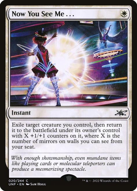 Now You See Me . . . (Galaxy Foil) | Unfinity - Galaxy Foil