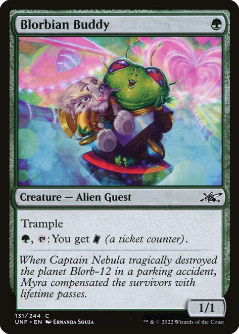 Blorbian Buddy\nUnfinity\nSingle\nMagic The Gathering