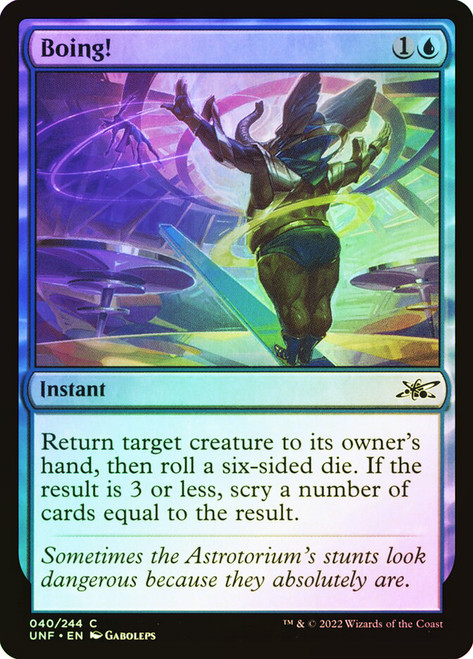 Boing!\nUnfinity\nSingle\nMagic The Gathering