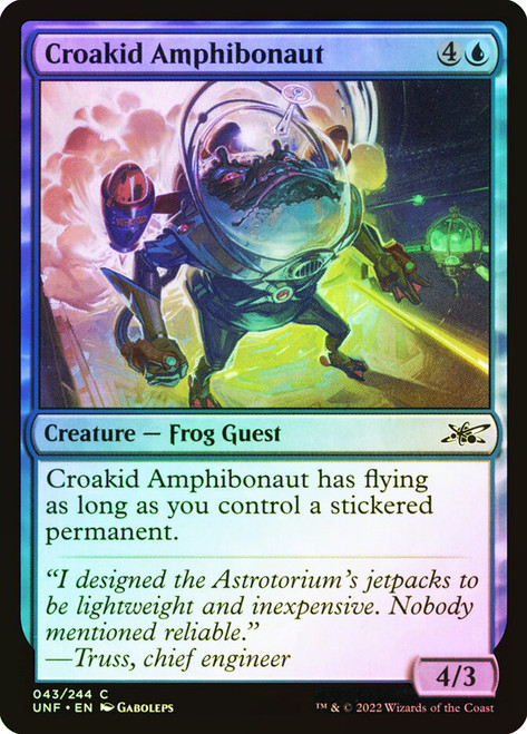 Croakid Amphibonaut\nUnfinity\nSingle\nMagic The Gathering