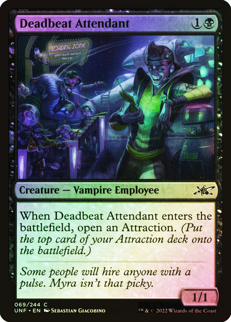 Deadbeat Attendant\nUnfinity\nSingle\nMagic The Gathering