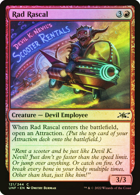 Rad Rascal\nUnfinity\nSingle\nMagic The Gathering