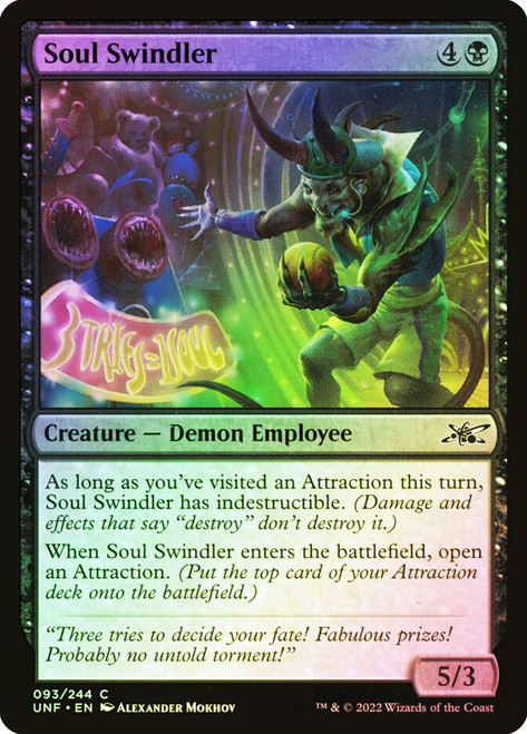 Soul Swindler\nUnfinity\nSingle\nMagic The Gathering